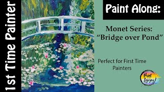 Easy Monet Painting for firsttime amp Beginner painters [upl. by Alimat]