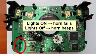 Opel Astra H  horn doesnt work  how to repair the CIM module [upl. by Ecnar]