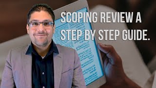 Scoping Review A Step By Step Guide Dr Hassaan Tohid [upl. by Llenrac840]