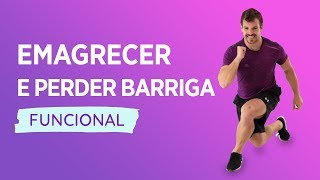 TREINO FUNCIONAL PARA EMAGRECER E PERDER BARRIGA  Treino de pernas e abdômen [upl. by Standice192]