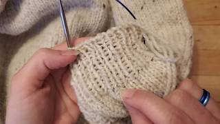 Tutoriel Tricot  Rabattage Tubulaire Tubular Bind Off [upl. by Ahsineb]