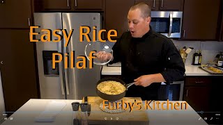 Easy Rice Pilaf Recipe [upl. by Petronille634]