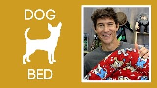 Make a Cozy Dog Bed with Shannon Cuddle Fabric [upl. by Bolanger]