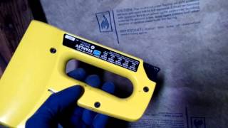 Stanley stapler review TR150 aluminium staple gun [upl. by Mcloughlin]