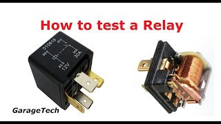 How to test a Relay [upl. by Eeresed]