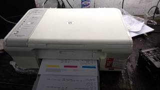 AUTO TESTE HP DESKJET F4280 [upl. by Darcia616]