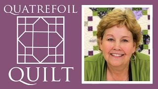 Make a Quatrefoil Quilt with Jenny Doan of Missouri Star Video Tutorial [upl. by Nehepts610]