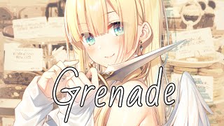 Nightcore  Sped Up  Grenade Female Version  lyrics [upl. by Eugenia]