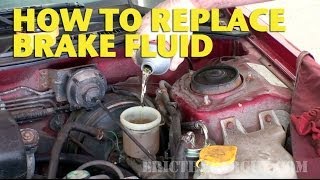 How To Replace Brake Fluid by Yourself  EricTheCarGuy [upl. by Aihsad]