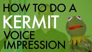 “How To Do A Kermit Voice Impression”  Voice Breakdown Ep 5  Muppet Series 4 [upl. by Arimak]