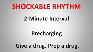 ACLS Shockable Rhythm Protocol 3 concepts [upl. by Eireva575]