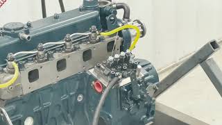 How to Bleed a Kubota Diesel Engine Injection Pump [upl. by Ehgit907]