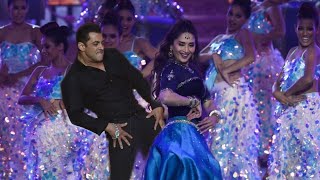 Madhuri Dixit and Salman Khan Lovely Dance performance at BollywoodAwards  Live Concert [upl. by Anaytat]