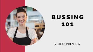 Restaurant Busser Staff Training [upl. by Franzoni88]