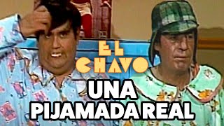 Noño invita al Chavo a pasar una noche en su casa  El Chavo del 8 [upl. by Oicor]