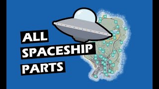 All 50 Spaceship Part Locations  GTA V Short Guide [upl. by Deyas459]