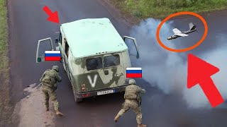 HIMARS destroys a huge Russian convoy with precise hits The Best Moments [upl. by Nivk764]