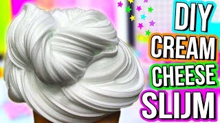 DIY CREAM CHEESE SLIJM RECEPT  ♡SLIJM SWIRL MAKEN♡ ZONDER LENZENVLOEISTOF STIJFSEL BAKING SODA [upl. by Enyaz]