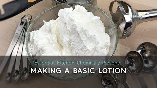 How to Guide Making a Basic Lotion [upl. by Suiramad]