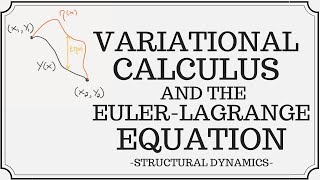 Introduction to Variational Calculus  Deriving the EulerLagrange Equation [upl. by Oir444]