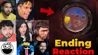 Indian Gamers React to Huggy Wuggy In The ENDING of Poppy Playtime CHAPTER 4 🥲 part 2 [upl. by Erdnaxela331]