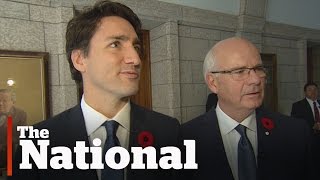 Behindthescenes of Justin Trudeaus first day as Prime Minister [upl. by Arturo]