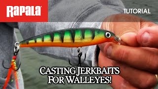 Rapala XRap® for Walleye HOW TO FISH [upl. by Georgetta]