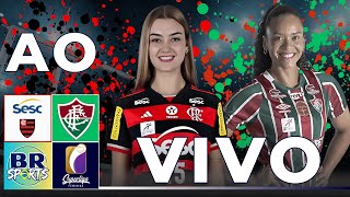 JOGO AO VIVO SESC FLAMENGO X FLUMINENSE  SUPERLIGA FEMININA 2425 [upl. by Basso]