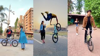 BMX Cycle Stunt  New bmx cycle stunt tik tok video  BMXCycleStunt [upl. by Nahtannoj125]