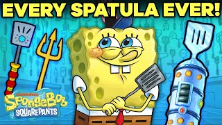 Every Spatula SpongeBob Ever Used 👨‍🍳  SpongeBob [upl. by Emlen]