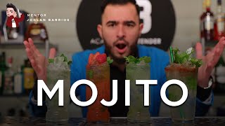 🍹MOJITO 4 PREPARACIONES DIFERENTES  CÓCTELES POPULARES  MENTOR JOGLAN [upl. by Besse]