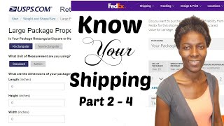 How to Estimate Shipping Costs – FedEx vs USPS – Part 2 – 4 [upl. by Enyawad]