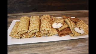 Russian Style Cooking Blini │Super easy Dessert Recipe [upl. by Kcirdle550]