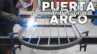 PUERTA DE HIERRO CON ARCO [upl. by Aseen]