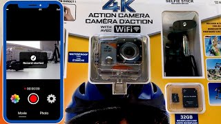 Explore One 4K Action Camera How to Connect Wifi [upl. by Jan]