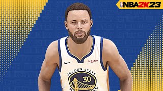 NEW Steph Curry Face Creation NBA 2K23 [upl. by Ace603]