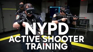 NYPD using VR to train for active shootings and reallife scenarios [upl. by Quiteria]