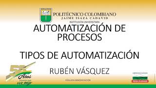 Tipos de automatización [upl. by Johanna]