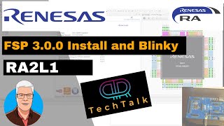 Renesas FSP 300 Install and Blinky [upl. by Enyrhtak]