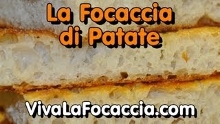 Ricetta Focaccia Schiacciata con Patate [upl. by Ennaitsirk873]