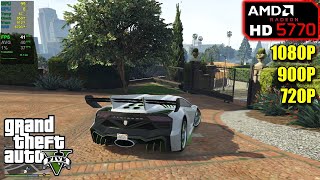 Radeon HD 5770  GTA 5  Impressive for a 12 Year Old GPU [upl. by Gonsalve]