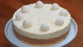 RaffaelloTorte ohne Backen  in 15 Minuten zubereitet [upl. by Gaidano]