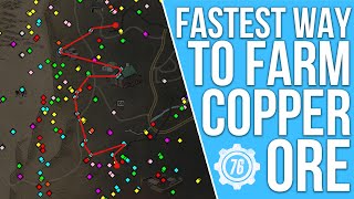 Fallout 76 FASTEST Way To Farm Copper300 in 30 minutes [upl. by Nnahgem455]