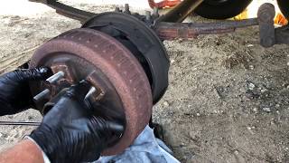 How to Change Campertrailer Brakes [upl. by Robertson167]