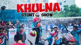 বৃষ্টিতে ভিজে স্টান্ট শো করলাম  Bike Stunt Show  Rs Fahim Chowdhury [upl. by Etnovert]