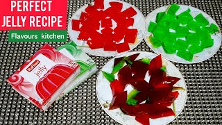 How to make perfect jelly at home  Rafhan jelly recipe by Flavours Kitchen [upl. by Refannej]