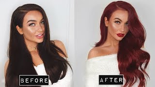 HOW TO Go from DARK BROWN to RED at home in 1 Day [upl. by Abijah139]