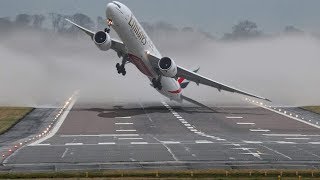 Scary Plane Crosswind Landings Compilation [upl. by Notsob340]