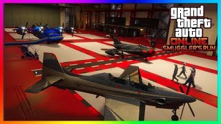 GTA 5 Online  HANGARS EXPLAINED  How To BuyUse A Hangar Guide  GTA 5 ONLINE SMUGGLERS RUN DLC [upl. by Hoffarth152]