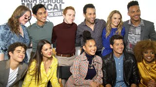 High School Musicals Corbin Bleu Surprises and Interviews the TV Series Cast Exclusive [upl. by Airtemed]